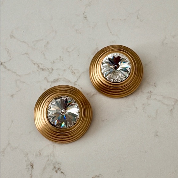 Vintage Carlotta Bijoux Statement Earrings, French Designer Earrings - Picture 4 of 15
